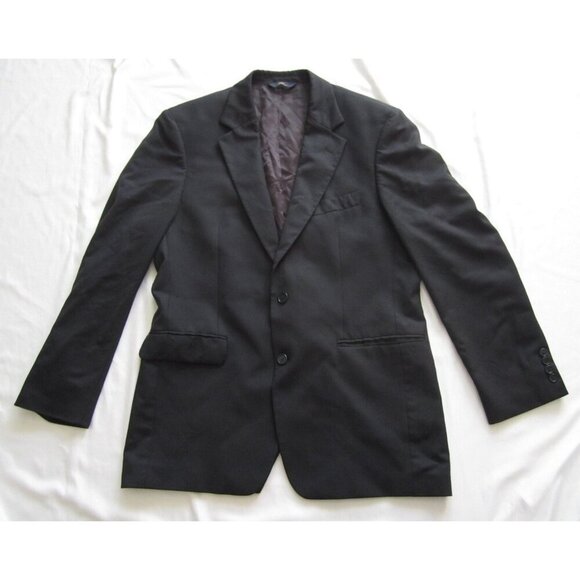 Men Brooks Brothers Stretch 2 Button Stripes Wool Jacket Sz 40L (MJ34)